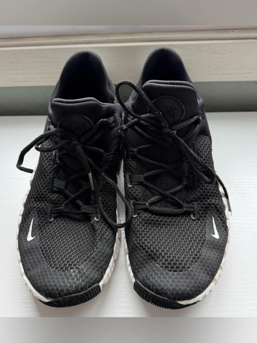 Nike Free Metcon 4 Black White Training Shoes Mens Size 11.5 CT3886-010 - Picture 8 of 16